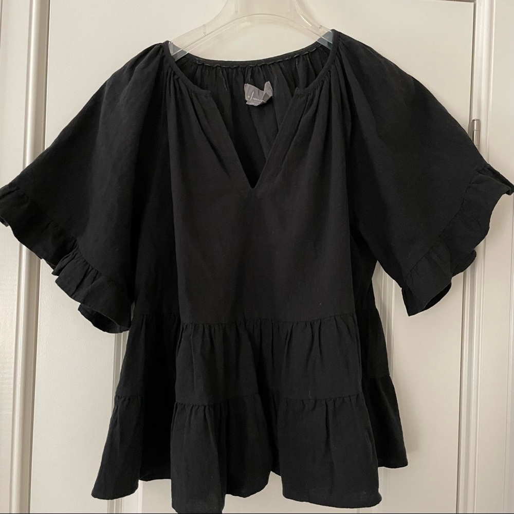 Anthropologie Gesine Tiered Swing Blouse XS